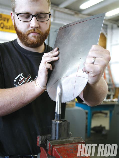 shaping sheet metal by hand